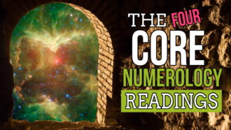 Image is a feature image for the @4 Core Numerology Readings article.