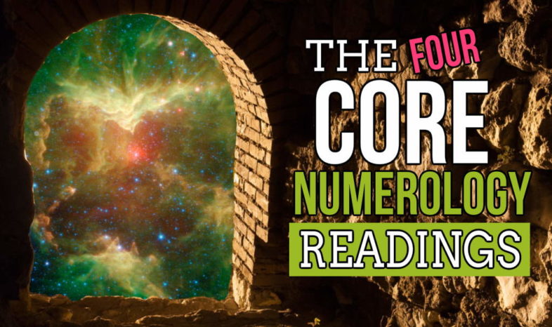 Image is a feature image for the @4 Core Numerology Readings article.