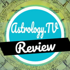 Featured image with text: "Astrology.TV Review".