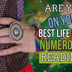 Feature image with text: "Are you on your best life path? Numerology Readings".