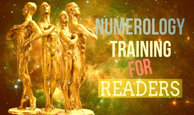 Image shows the text: Numerology Training for Readers.